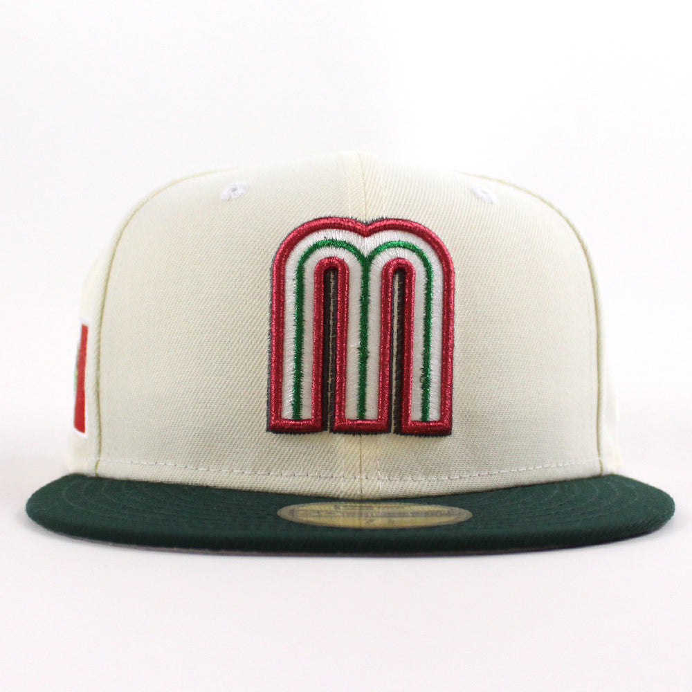 Mexico 2023 World Baseball Classic (WBC) New Era 59Fifty Fitted Hat (C ...