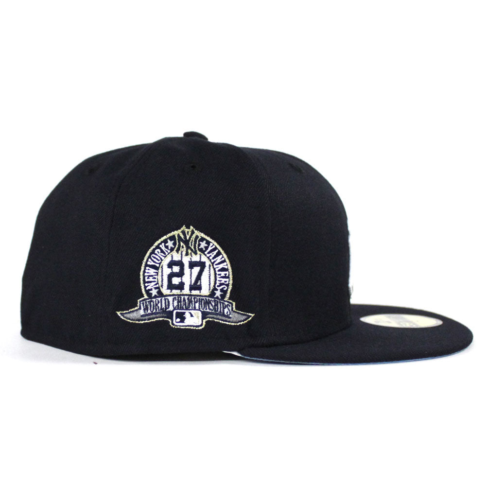 New York Yankees Statue of Liberty 27 World Championships 59Fifty New Era  Fitted Hat (Navy Blue Under Brim)