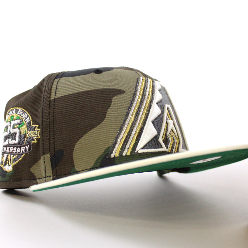 Arizona Diamondbacks Chrome White/Black New Era 59FIFTY Fitted Hat 7 5/8