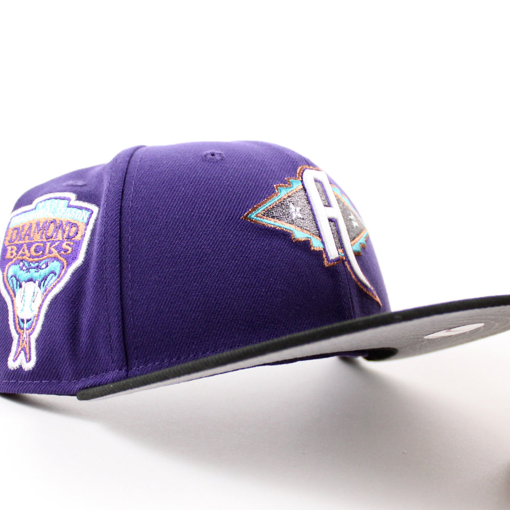 NEW ERA popular 1998 Arizona Diamondbacks 59Fifty Hat Purple Men’s Sz 8 *NEW* RARE