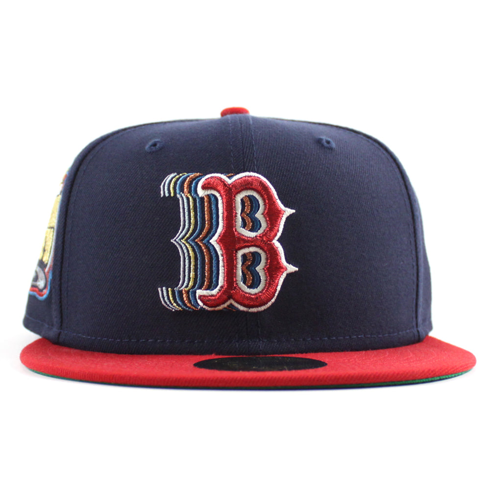 Boston Red Sox New Era 1999 MLB All-Star Game Sky Blue Undervisor 59FIFTY  Fitted Hat - Tan