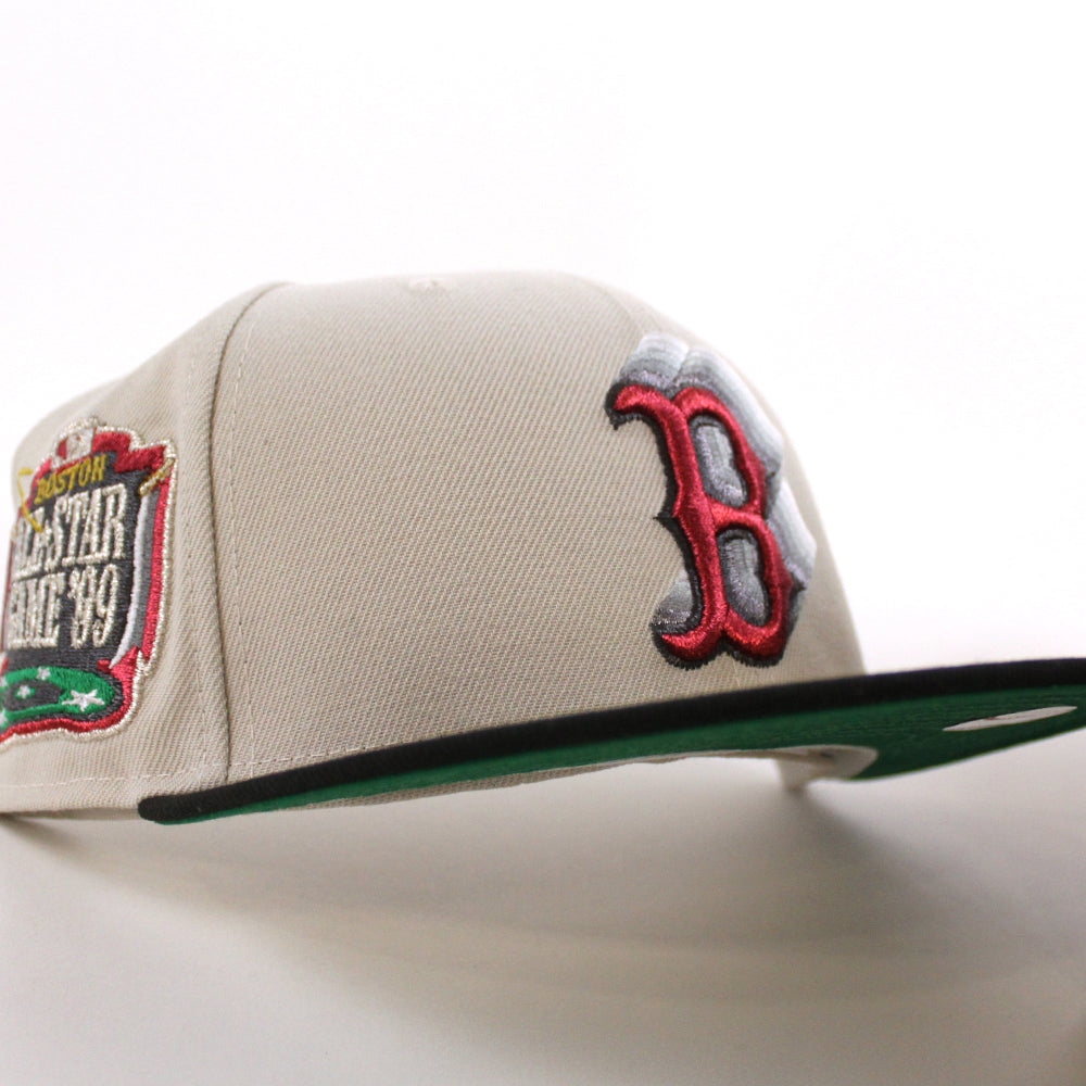 Boston Red Sox New Era Custom 59FIFTY Green Holiday Pack Fitted Hat, 7 1/2 / Green