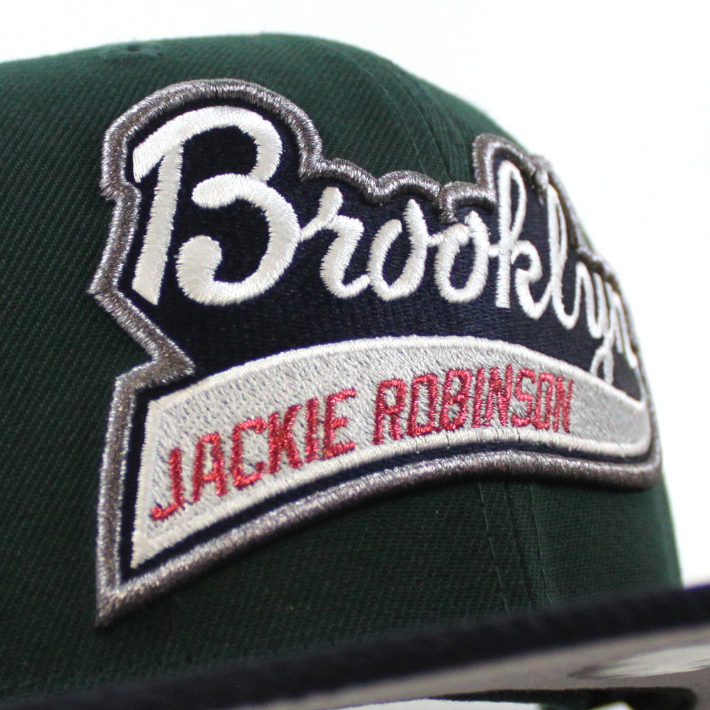 59FIFTY Brooklyn Dodgers Chrome/Navy/Gray 1955 World Series Patch