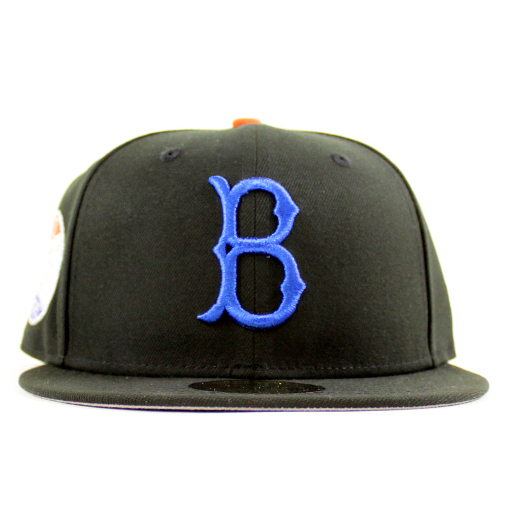 Brooklyn Dodgers 100 Years Jackie Robinson 59Fifty New Era Fitted Hat ...