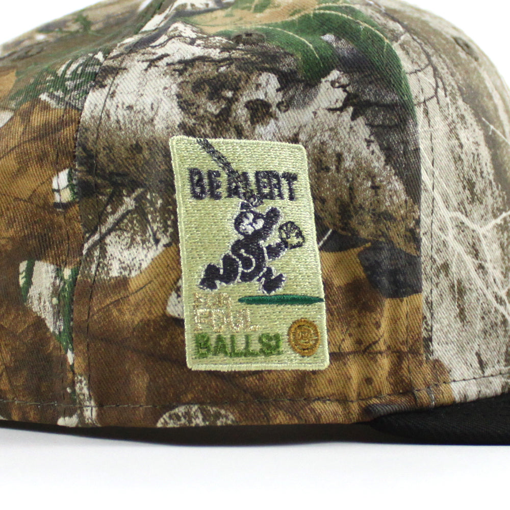 海外正規品 Chicago for Cubs Cap Be 47 Era Brand Alert Realtree Real Camo  Adjustable Green Field Cotton Hat Foul Hat Tree Black Cap in Brim) 海外 47  Green 即決 スキル、知識