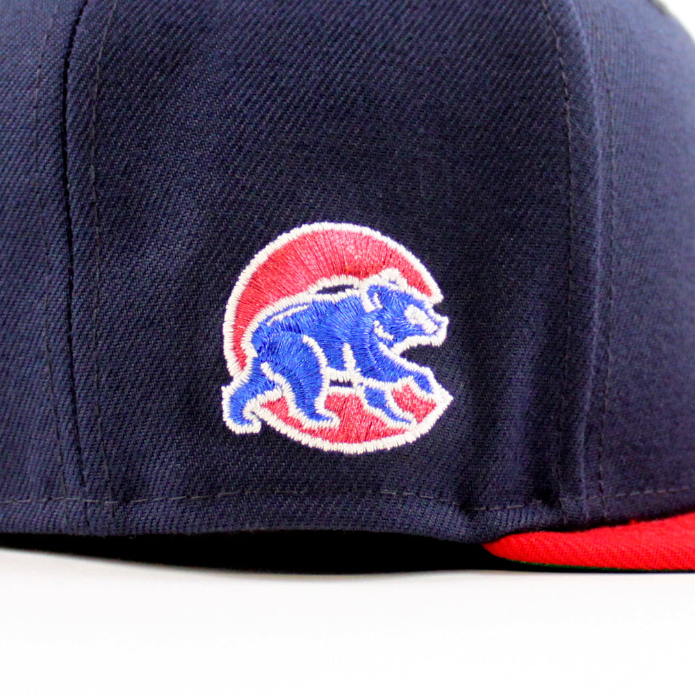 New Era 59Fifty Chicago Cubs Logo Patch Mascot Hat - Tan, Royal – Hat Club