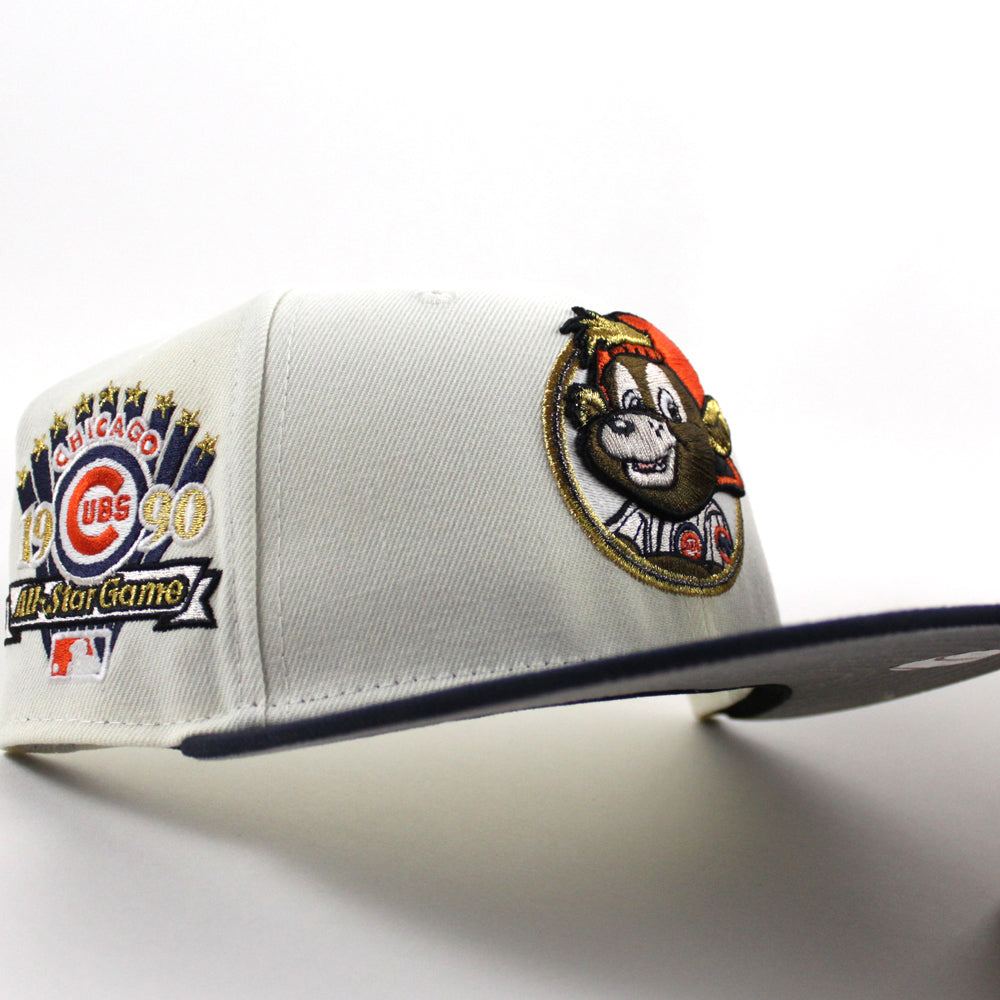 New Era Men's Royal Chicago Cubs Cooperstown Collection Chain Stitch Heart  59FIFTY Fitted Hat