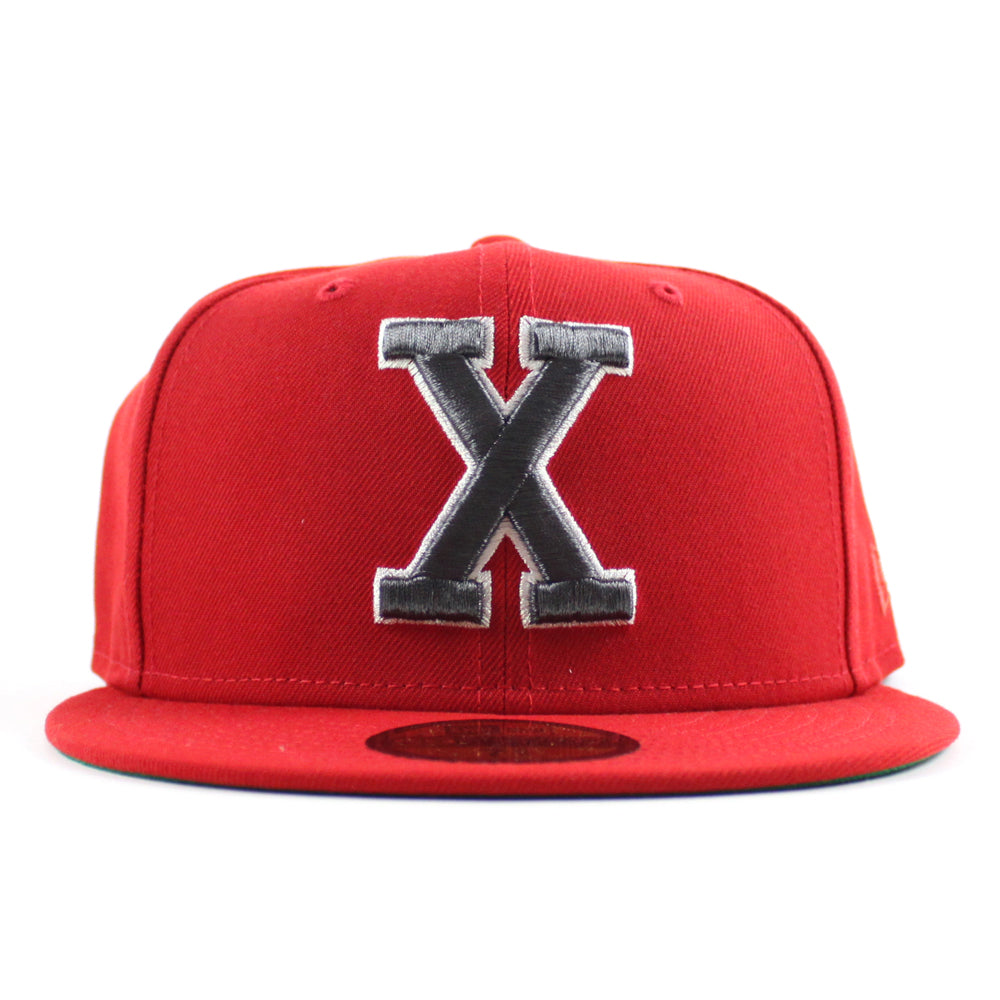 Cuban X-Giants New Era 59FIFTY Fitted Hat (Red Green Under BRIM) 7 1/4