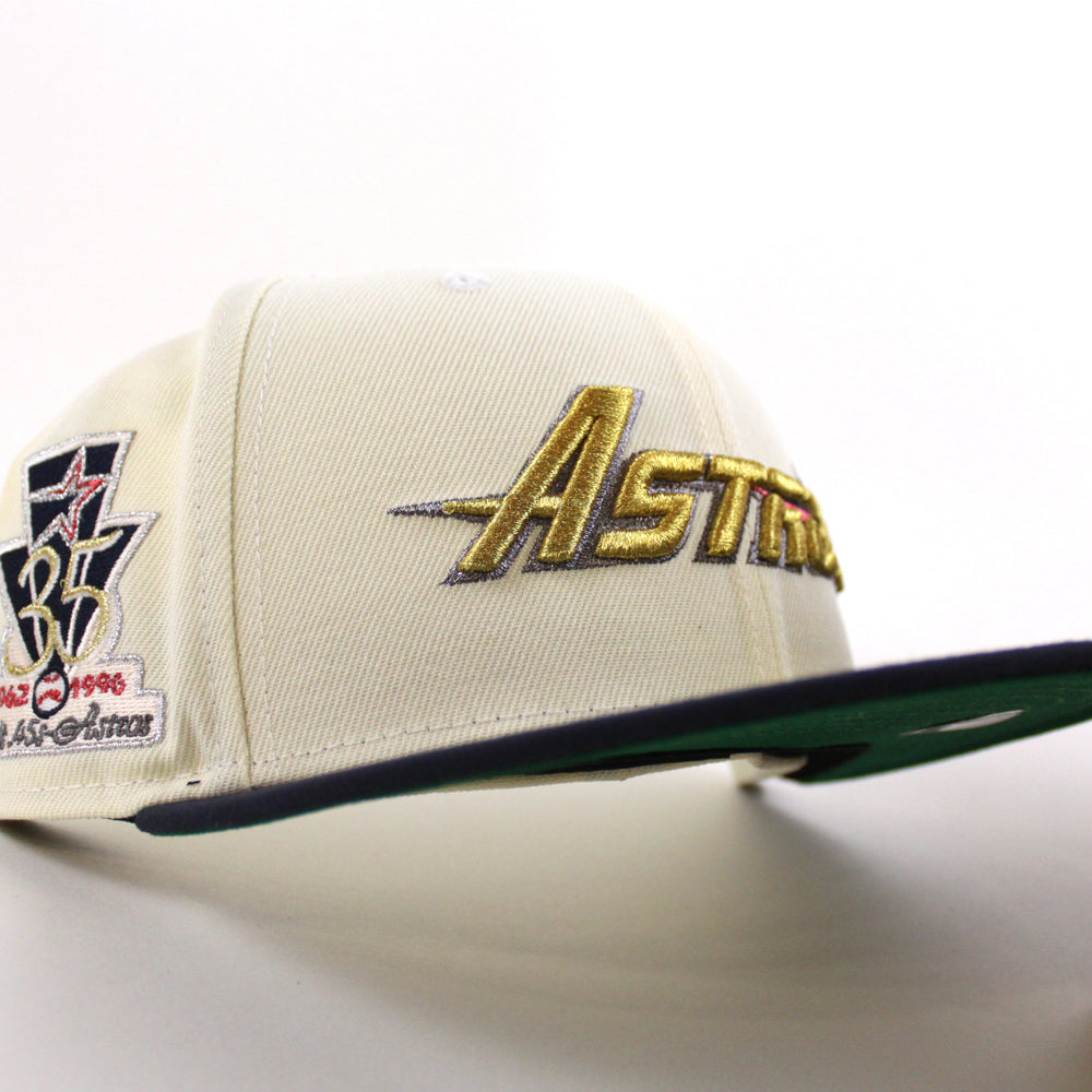 Houston Astros 35 Years New Era 59Fifty Fitted Hat (Chrome White