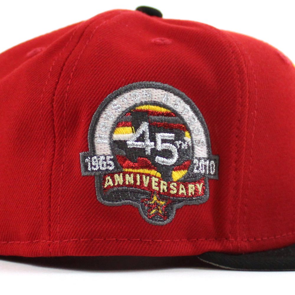 HOUSTON ASTROS 20TH ANNIVERSARY PROTOTYPE LOGO RED BRIM NEW ERA