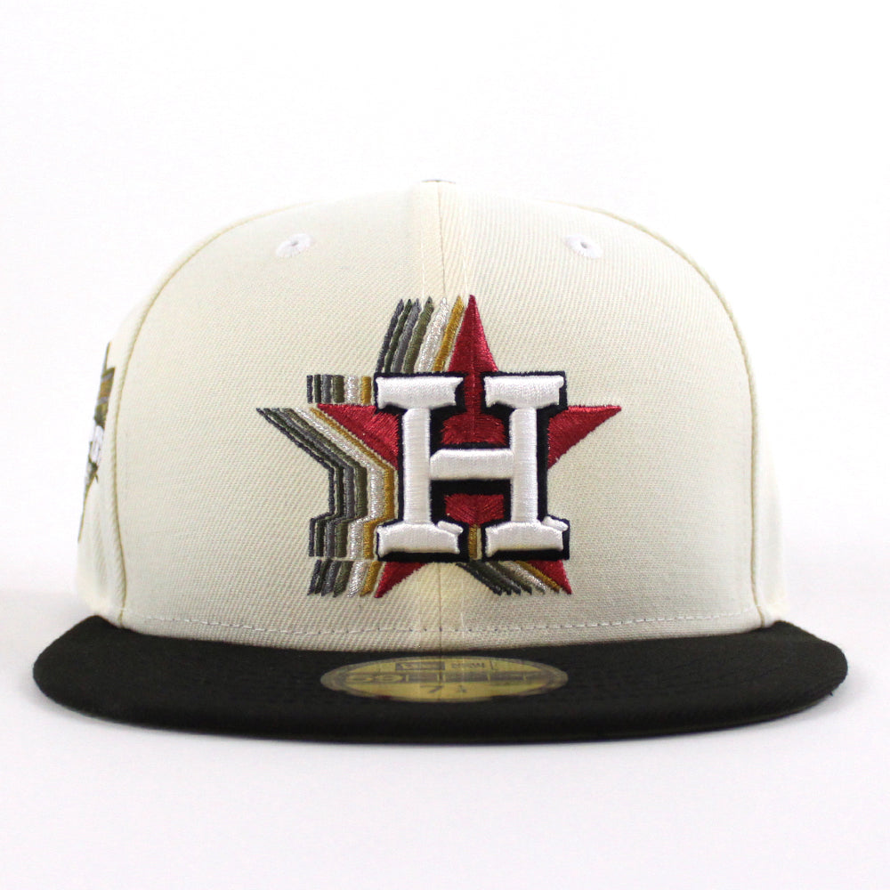 Houston Astros New Era White on White 59FIFTY Fitted Hat