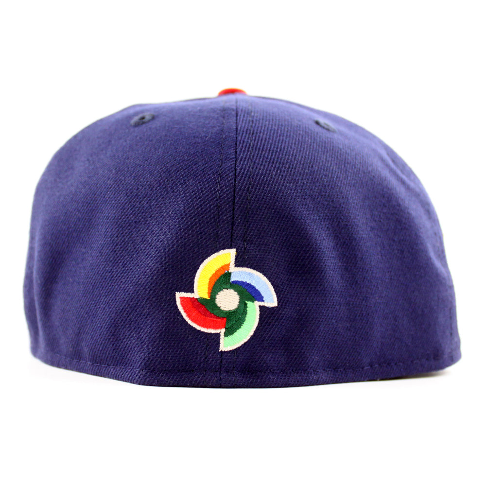 Japan 2023 World Baseball Classic (WBC) New Era 59Fifty Fitted Hat (Navy  Red Grey Under Brim)