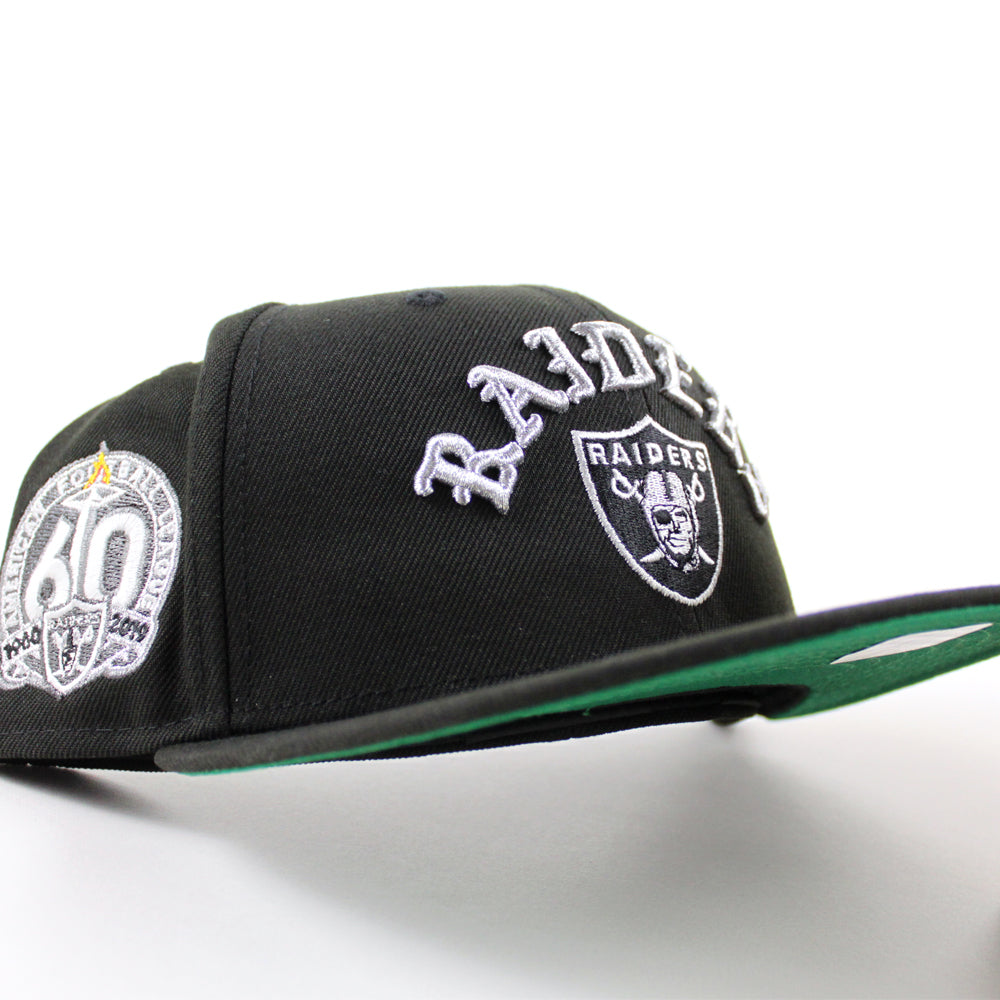 New Era 59FIFTY Low Profile Hat - Black/White “Wings” 7 1/4
