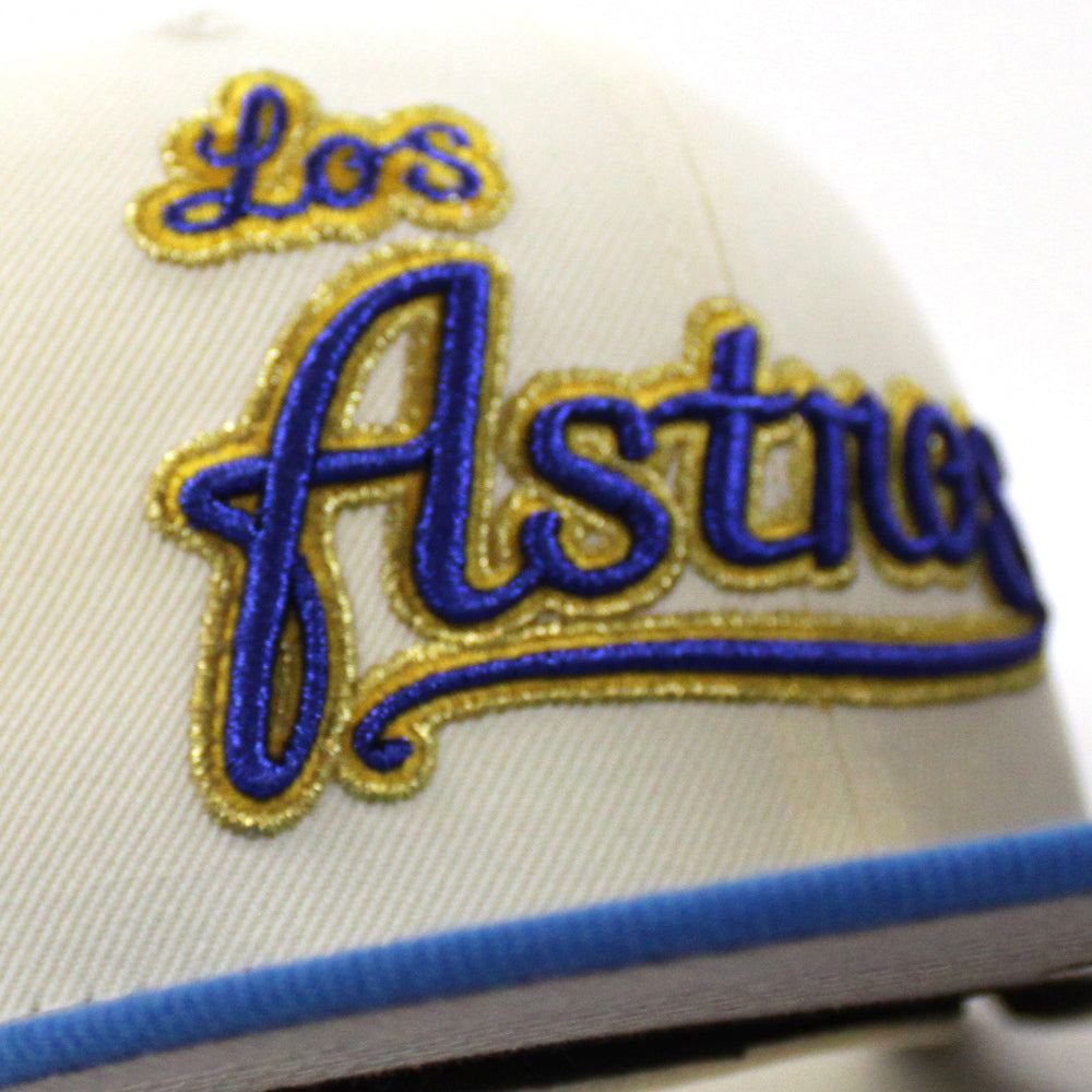 7 1/2 - Houston Los Astros Chrome Gold Blue ECAPCITY State Texas 59Fifty  Fitted