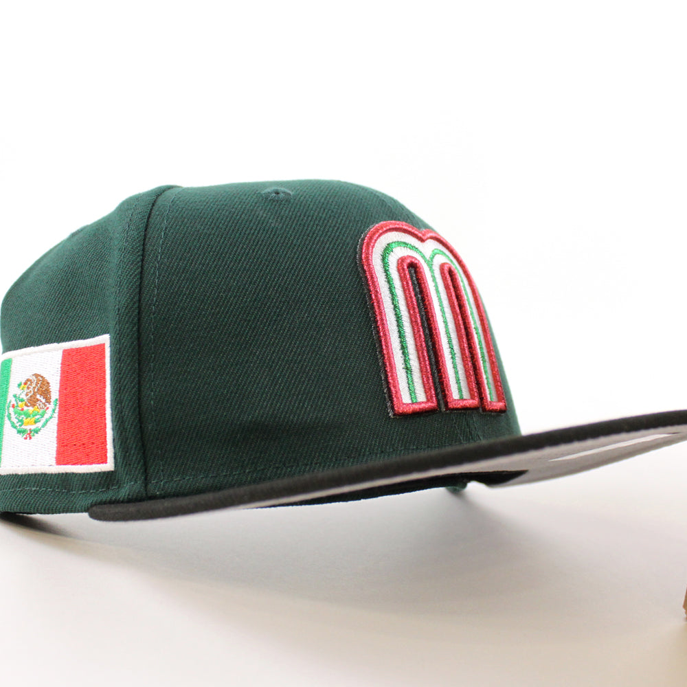 Mexico 2023 World Baseball Classic WBC New Era 59Fifty Fitted Hat D   Mexico 2023 World Baseball Classic  WBC  New Era 59Fifty Fitted Hat  Dark Green Black Gray Under Brim  1 1200x1200 