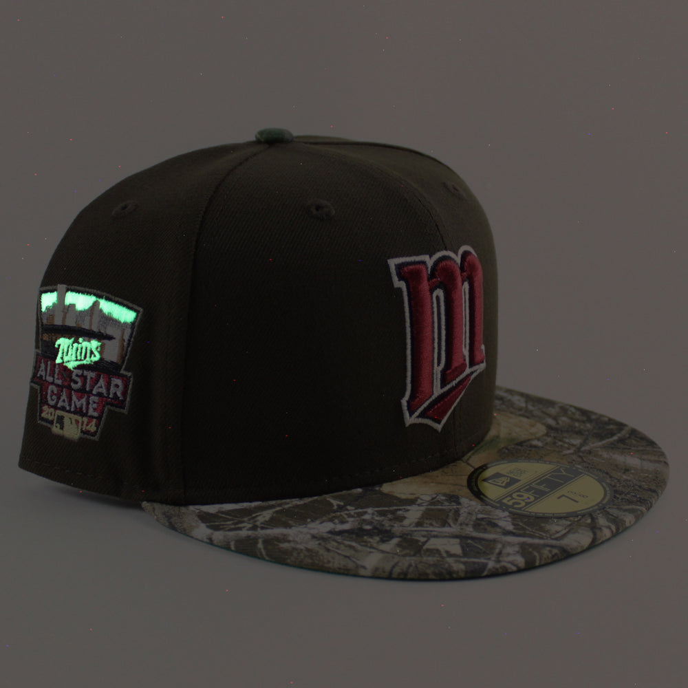 Minnesota Twins 2014 All Star Game New Era 59Fifty Fitted Hat (Walnut  RealTree Green Under Brim)