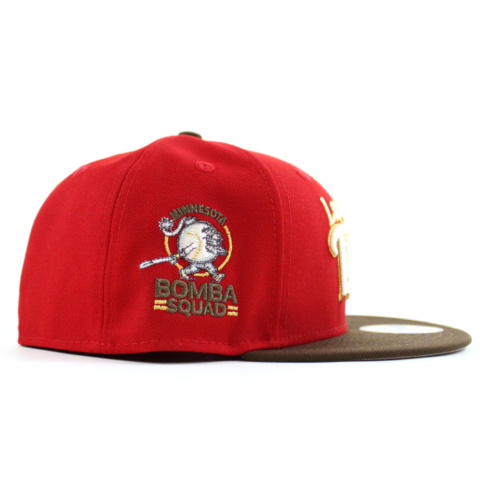 New Era Minnesota Twins Bombs Squad Red UV (Chrome White/Black)