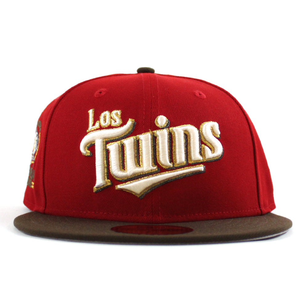 Twins Bomba Squad 59FIFTY New Era Dosc. Blue Bark & Red Fitted Hat Gra –  USA CAP KING