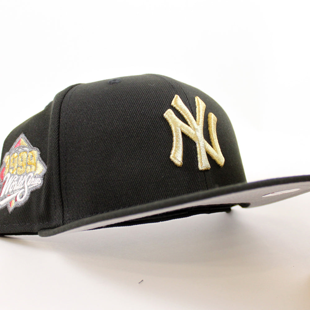 (Black Yankees York Series Era World G New 1999 – ECAPCITY New Fitted 59Fifty Hat