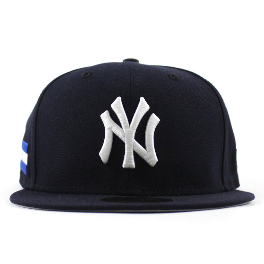 New York Yankees HONDURAS New Era 59Fifty Fitted Hat (Navy Gray Under ...