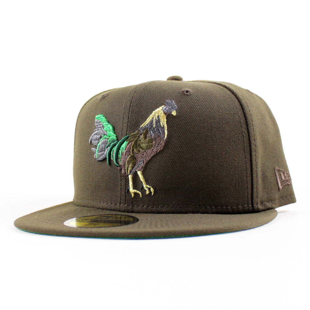 ROOSTER New Era 9Fifty 9Fifty Fitted Hat (Walnut Green Under Brim ...