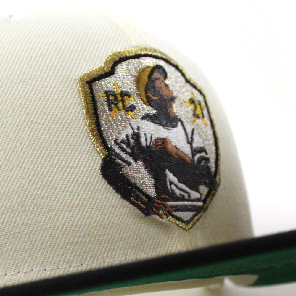 59 - Team Issued Black Hat - Postseason Patch - Roberto Clemente