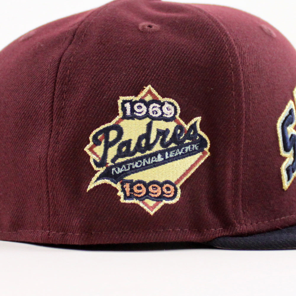 New Era 59FIFTY San Diego Padres Since 1969 Fitted Hat Burnt Wood Brown