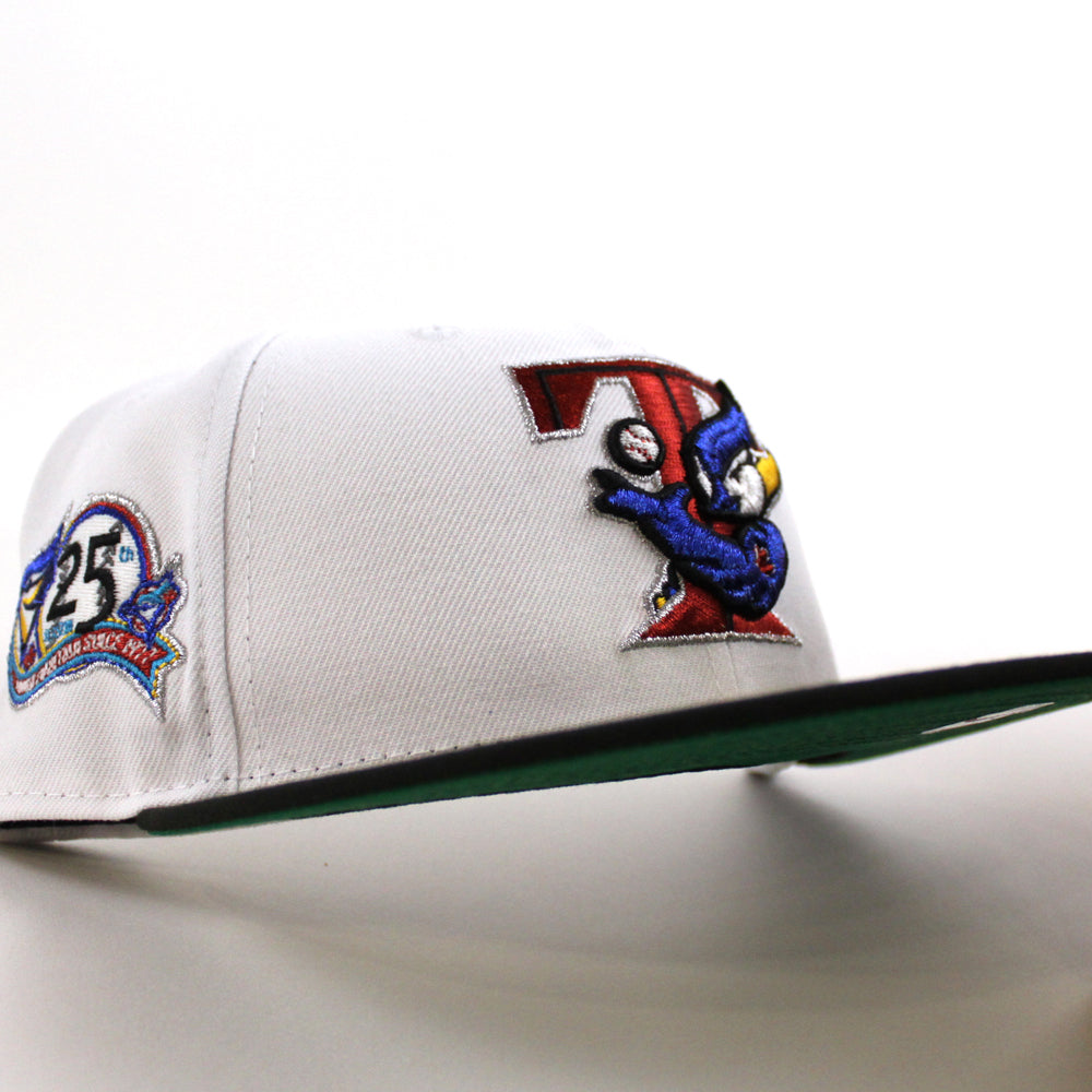 Toronto Blue Jays 25th Anniversary New Era 59Fifty Fitted Hat (White B –  ECAPCITY