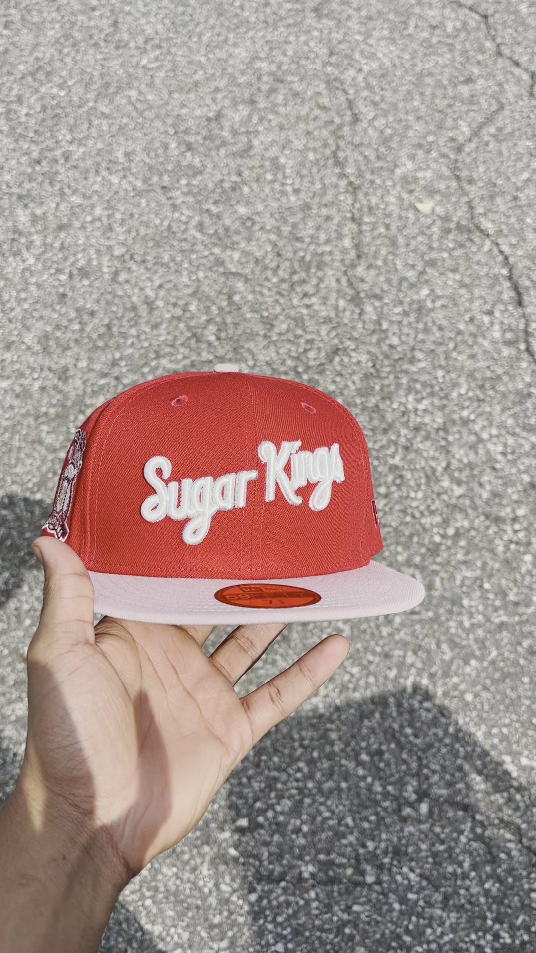 Havana Sugar Kings New Era 59Fifty Fitted Hat (Red Blush Sky and Gray –  ECAPCITY