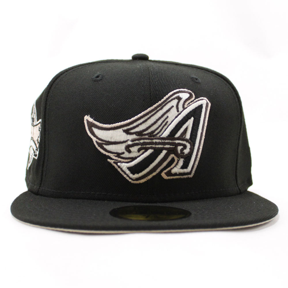Anaheim Angels A City Connect New Era 59Fifty Fitted Hat (Chrome Black –  ECAPCITY