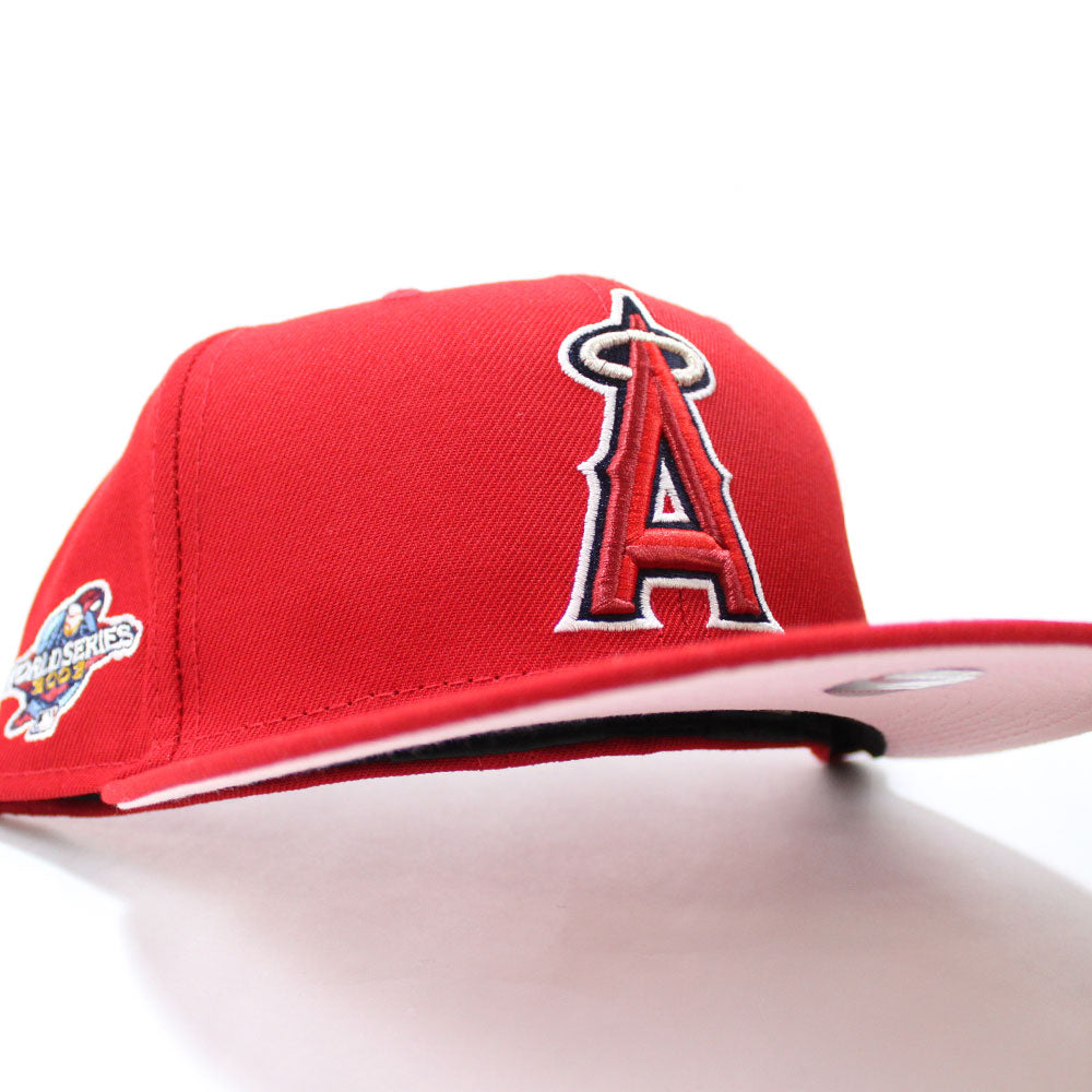 Anaheim Angels 2002 World Series New Era 59Fifty Fitted Hat (Red