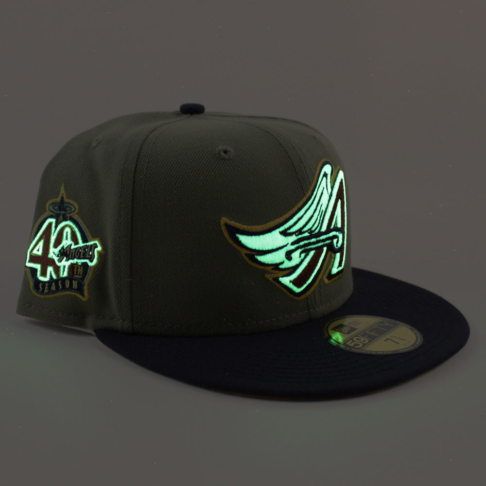 Dark Green Anaheim Angels 40th Anniversary New Era Fitted Hat – Sports  World 165