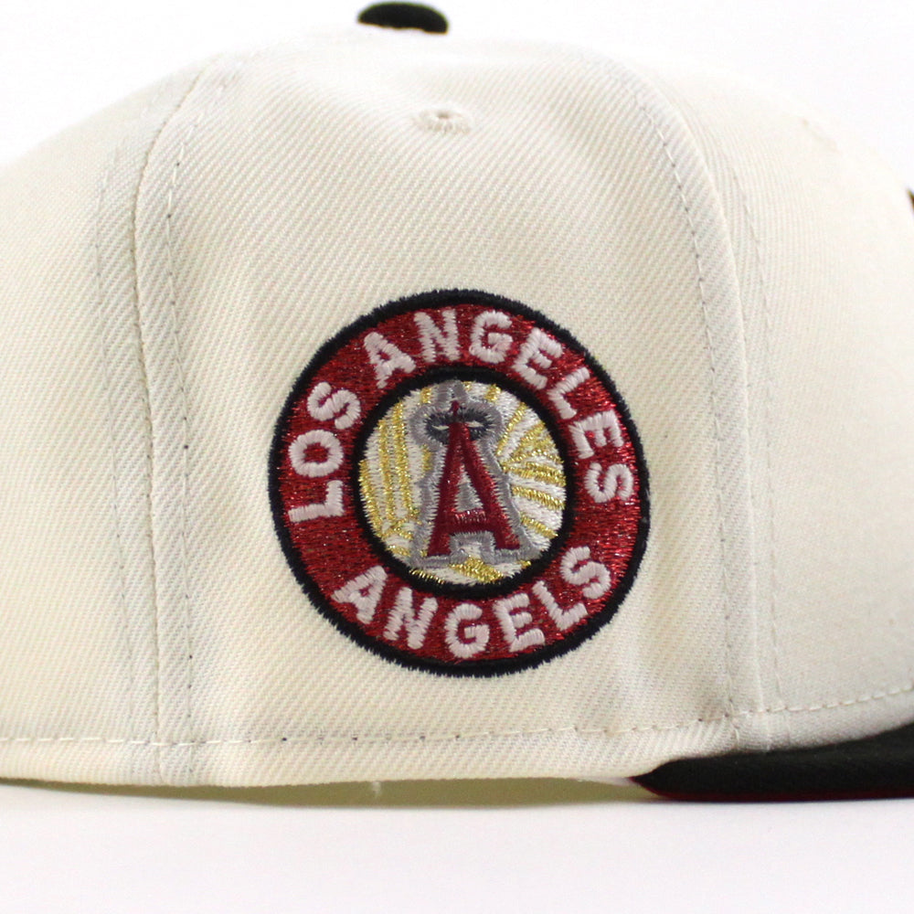 New Era Los Angeles Angels Black 59FIFTY Fitted Hat