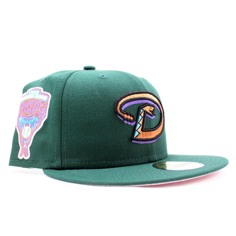 Lids Arizona Diamondbacks New Era 2001 World Series 59FIFTY Fitted Hat -  White/Pink