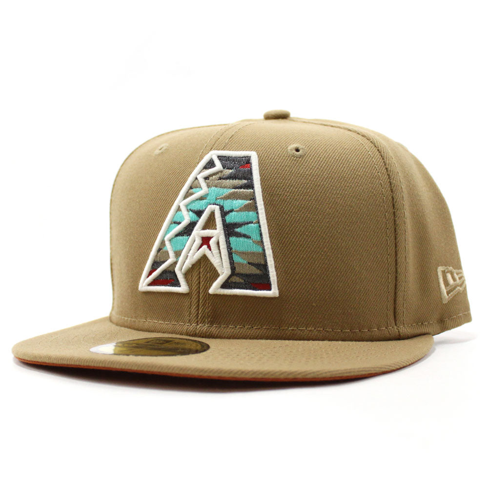 Arizona Diamondbacks New Era Wheat 59FIFTY Fitted Hat - Tan