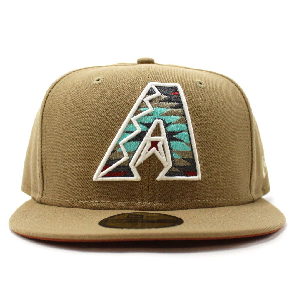 NEW ERA DESERT SUNRISE ARIZONA DIAMONDBACKS FITTED HAT (CAMEL/RUST O – So  Fresh Clothing