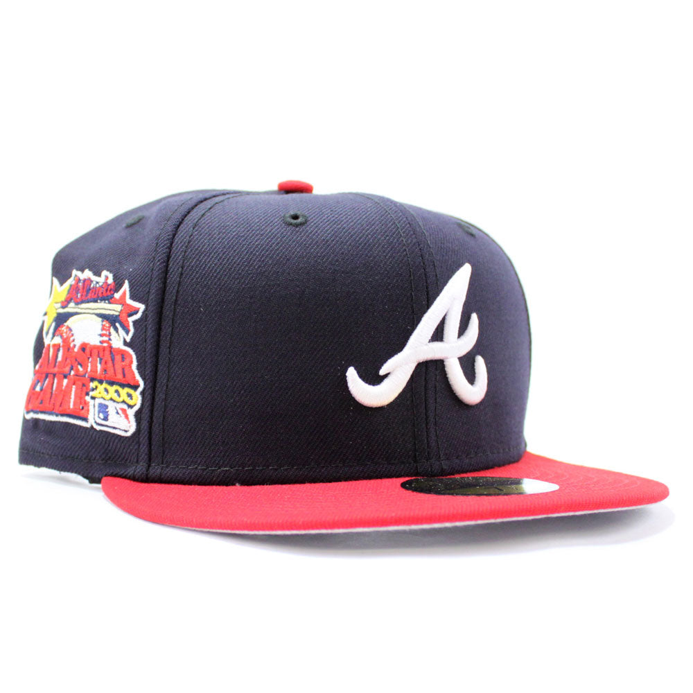 Atlanta Braves 2000 All-Star Game Black Red 59Fifty Fitted Hat by