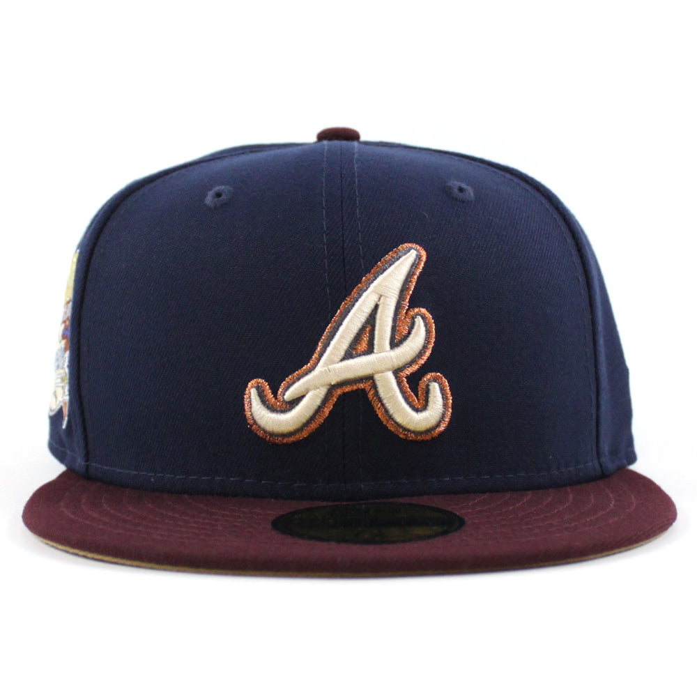 New Era Atlanta Braves Panama Tan Prime Edition 59Fifty Fitted Cap, EXCLUSIVE HATS, CAPS