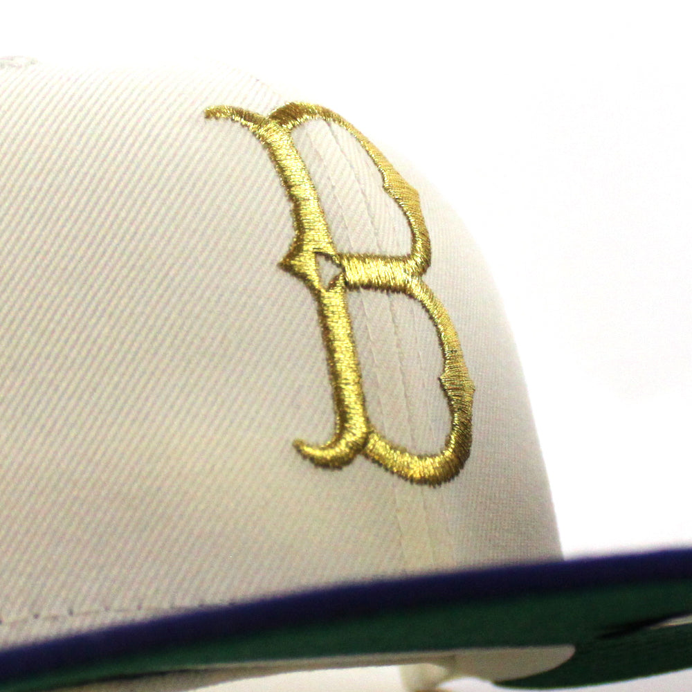 Brooklyn Dodgers Chrome Royal 2 Tone Jackie Robinson 50th Anniversary SP 59FIFTY Fitted 7