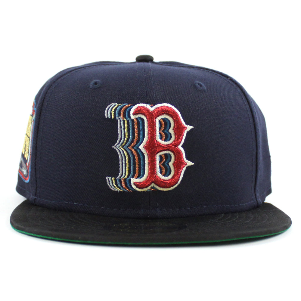 Boston Red Sox 1999 All Star Game New Era 59FIFTY Fitted Hat (Navy Scarlet Red Green Under BRIM) 7 1/2