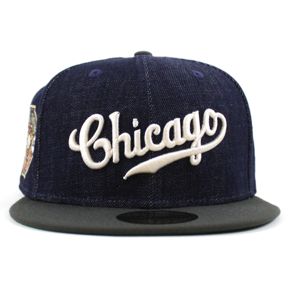 Chicago Cubs 1932 World Series New Era 59Fifty Fitted Hat (Navy Dark G ...