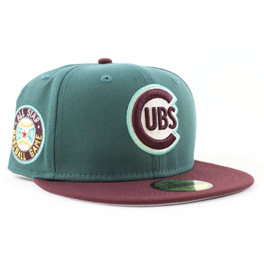 New Era Mens 5950 ACPerf Chicago Cubs Game Fitted Hat