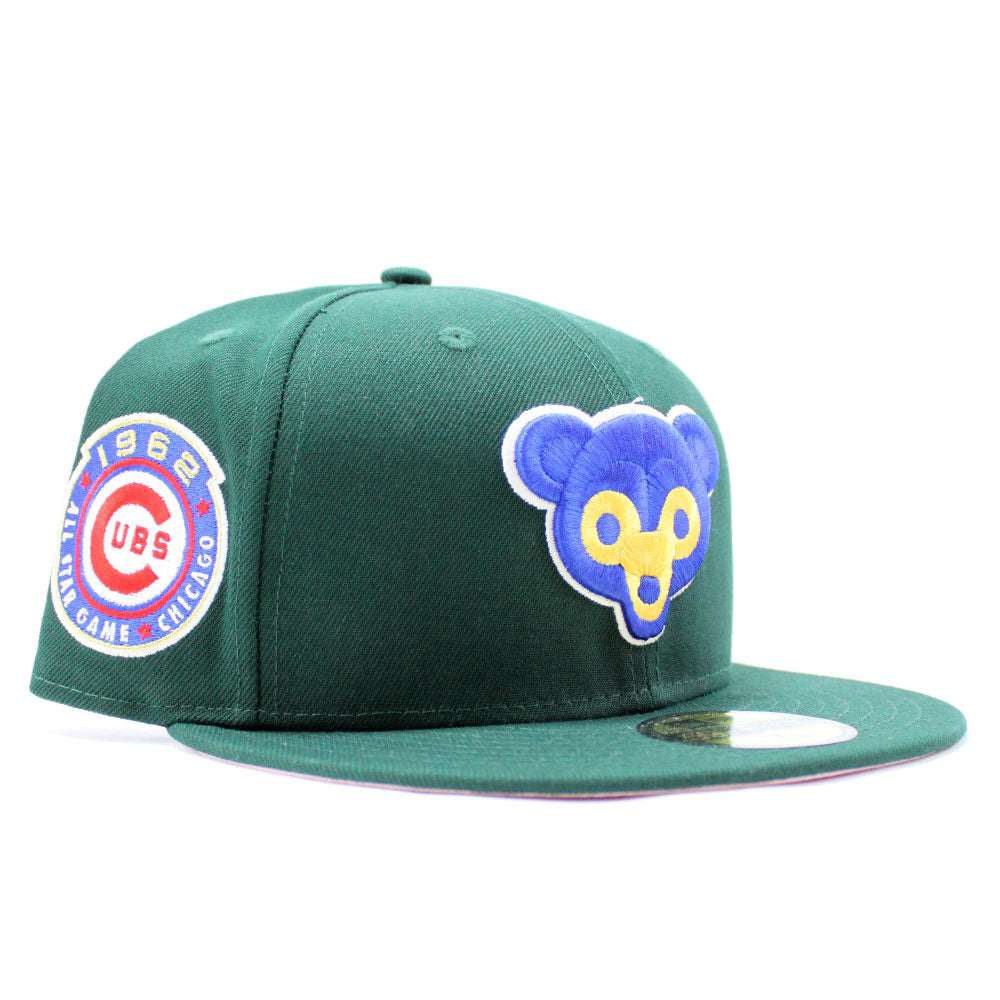 NEW ERA “WINE COUNTRY” CHICAGO CUBS FITTED HAT (OLIVE GREEN/MAROON