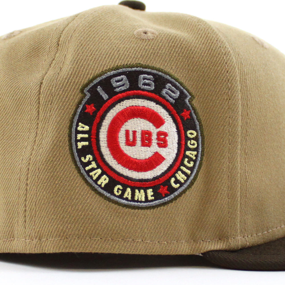 Chicago Cubs 1969 Walnut Panama Tan 59FIFTY Fitted Cap 7 1/2 = 23 1/2 in = 59.7 cm