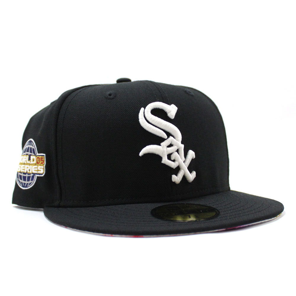 NEW ERA 2005 WS SIDE PATCH CHICAGO WHITE SOX FITTED HAT (BLACK/WHITE – So  Fresh Clothing