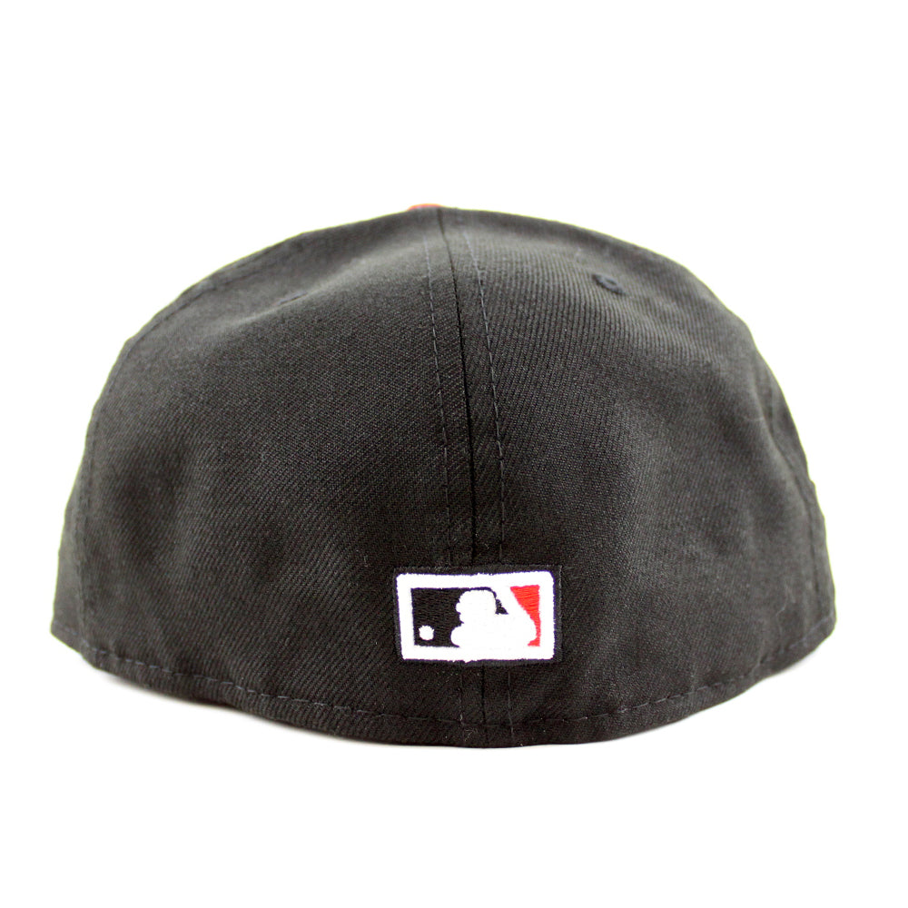 Cleveland Indians 1995 World Series New Era 59Fifty Fitted Hat (Black Red  Gray Under Brim )
