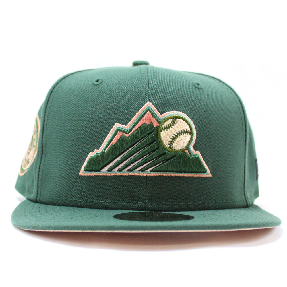 Colorado Rockies Green/Brown 7 5/8 Fitted Hat Rare