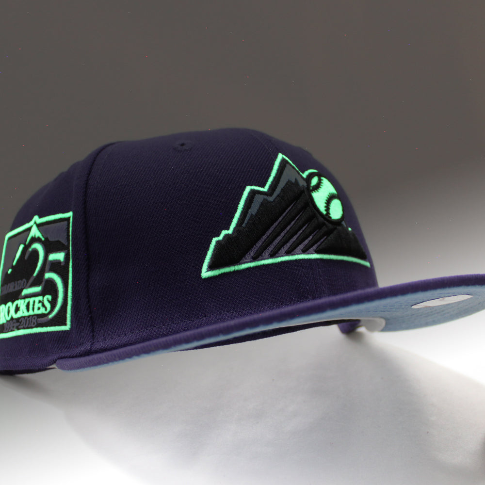 New Era Colorado Rockies 25th Anniversary Purple Prime Edition 59Fifty  Fitted Cap