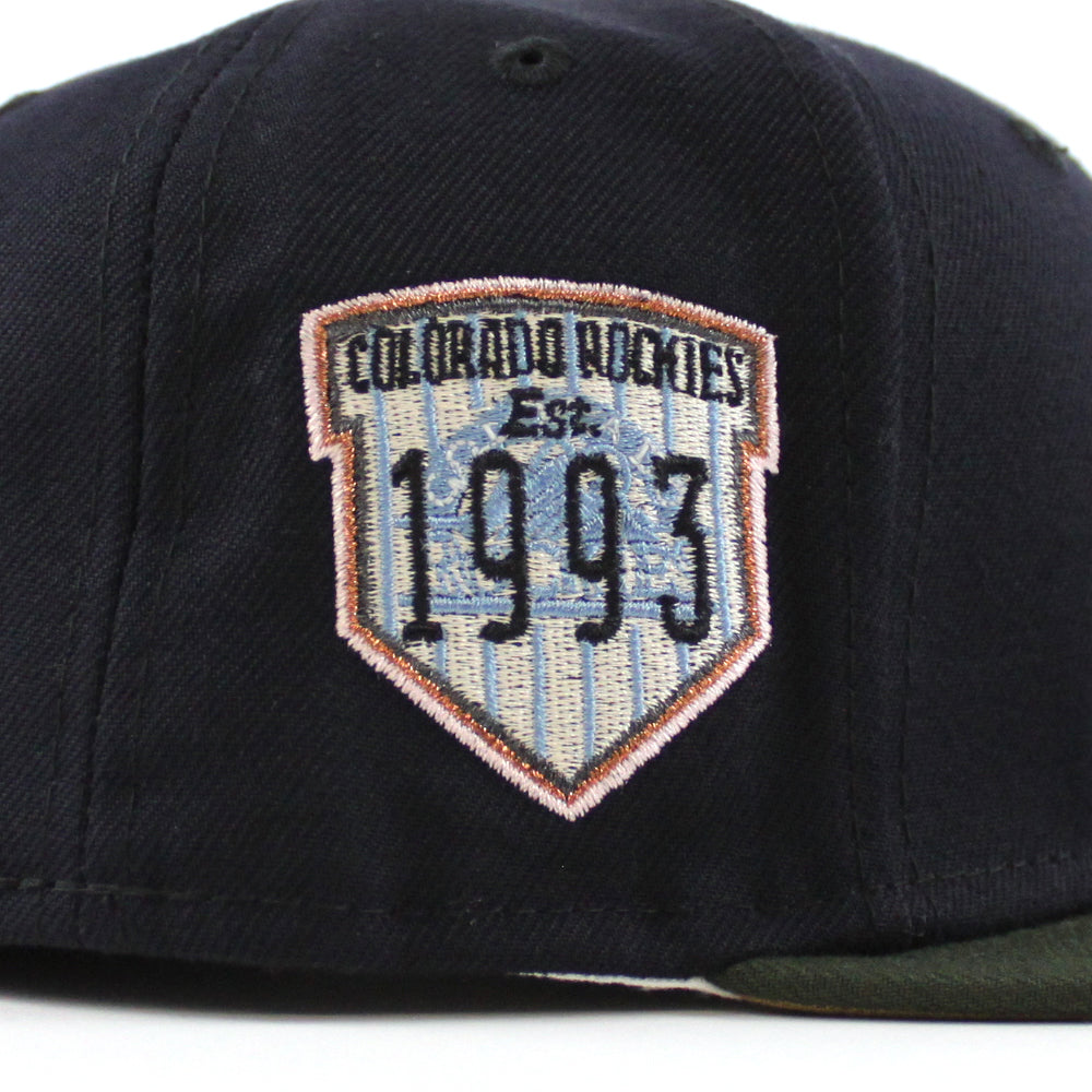 Colorado Rockies EST 1993 New Era 59Fifty Fitted Hat (Glow in the