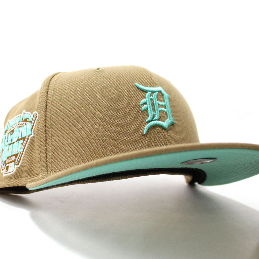 Exclusive Fitted Brown Mocha Detroit Tigers 2005 All Star Game